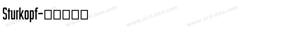 Sturkopf字体转换