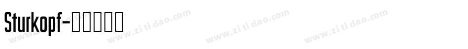 Sturkopf字体转换