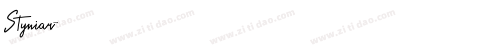 Styniar字体转换