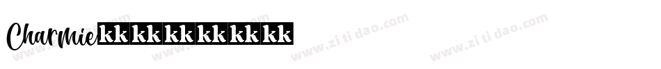 Charmie字体转换