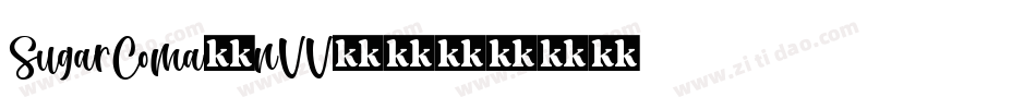 SugarComa-nVV字体转换