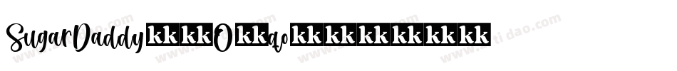 SugarDaddy-2O4qo字体转换