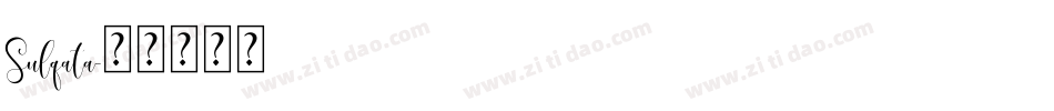 Sulqata字体转换