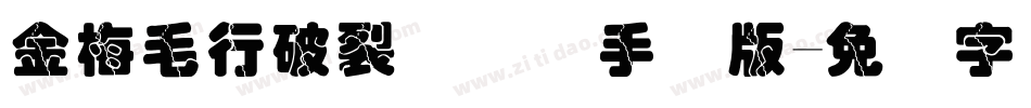 金梅毛行破裂国际码手机版字体转换