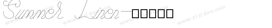 Summer_Linen字体转换
