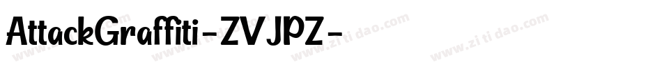 AttackGraffiti-ZVJPZ字体转换