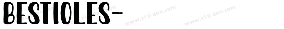 Bestioles字体转换