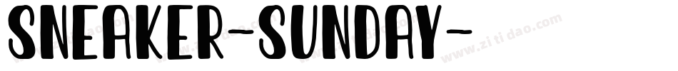 Sneaker-Sunday字体转换