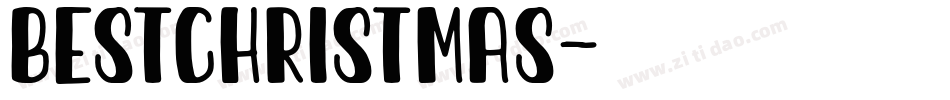 bestchristmas字体转换