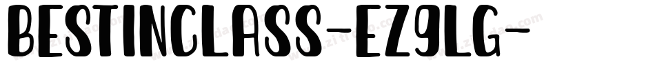BestInClass-eZ9Lg字体转换