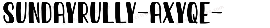 SundayRully-axYqE字体转换