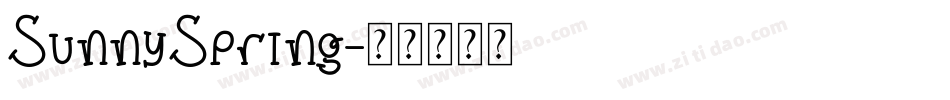 SunnySpring字体转换