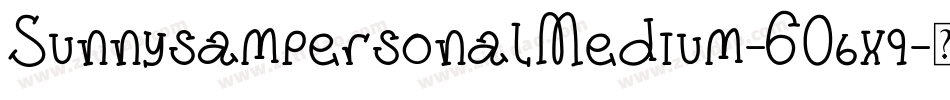 SunnysampersonalMedium-GO6xq字体转换