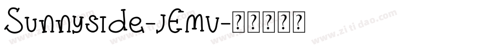 Sunnyside-jEmv字体转换