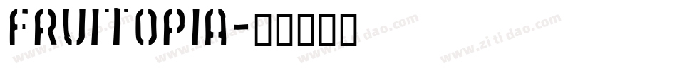 fruitopia字体转换