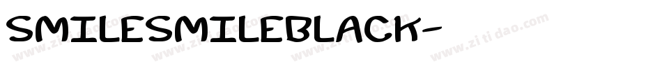 SmileSmileBlack字体转换