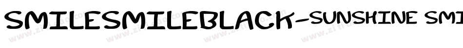 SmileSmileBlack字体转换