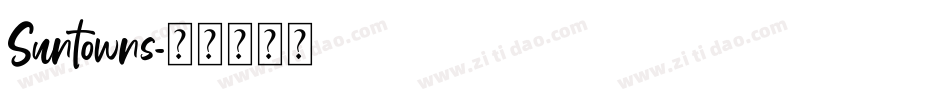 Suntowns字体转换
