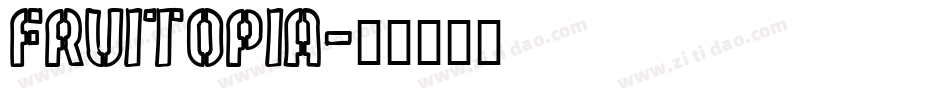 fruitopia字体转换