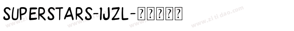 SuperStars-1jzL字体转换