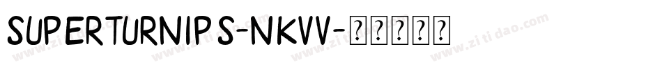 SuperTurnips-nKvV字体转换