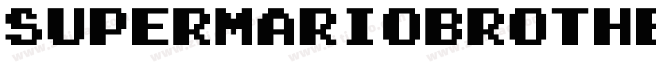 SuperMarioBrothers-4nmp字体转换