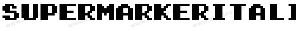 SuperMarkerItalic-PKVV2字体转换