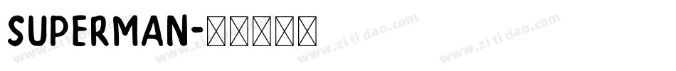 Superman字体转换