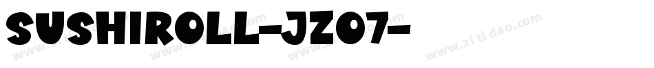 SushiRoll-Jzo7字体转换