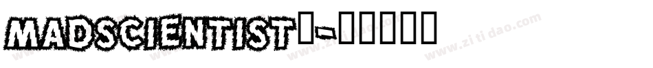MADSCIENTIST+字体转换
