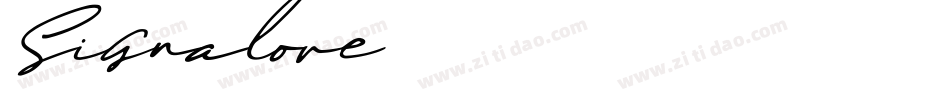 Signalove字体转换