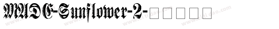 MADE-Sunflower-2字体转换