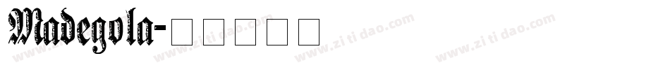 Madegola字体转换