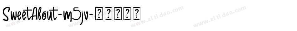 SweetAbout-m5jv字体转换