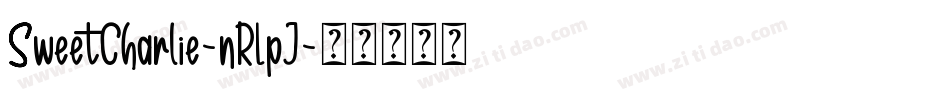SweetCharlie-nRLpJ字体转换