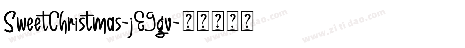 SweetChristmas-jE9gv字体转换