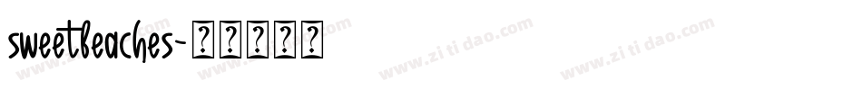 sweetbeaches字体转换