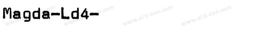 Magda-Ld4字体转换