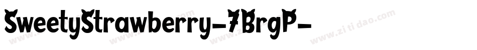 SweetyStrawberry-7BrgP字体转换