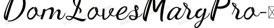 DomLovesMaryPro字体转换