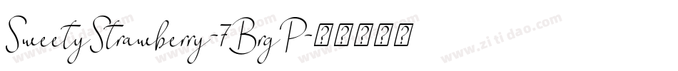 SweetyStrawberry-7BrgP字体转换