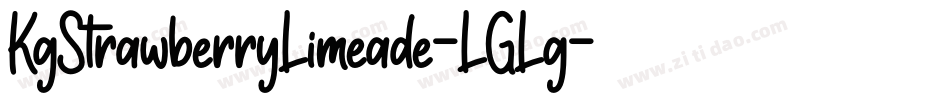 KgStrawberryLimeade-LGLg字体转换