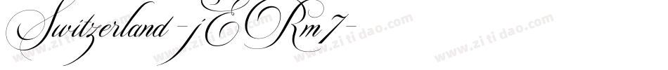 Switzerland-jERm7字体转换