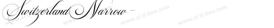 SwitzerlandNarrow字体转换