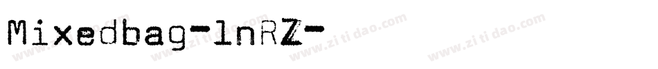 Mixedbag-1nRZ字体转换