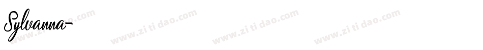 Sylvanna字体转换