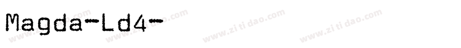 Magda-Ld4字体转换