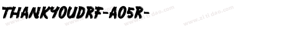 ThankYouDrf-aO5R字体转换
