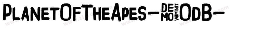 PlanetOfTheApes-7OdB字体转换