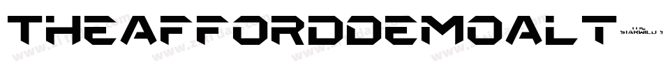 TheAffordDemoAlt-0Wv1r字体转换